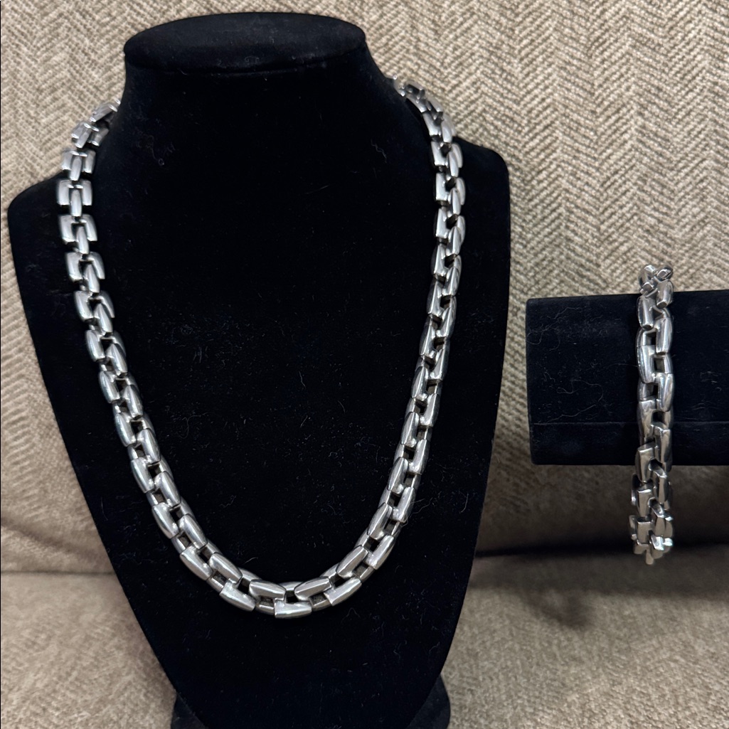 Chisel Brand Stainless Steel Link Chain Necklace